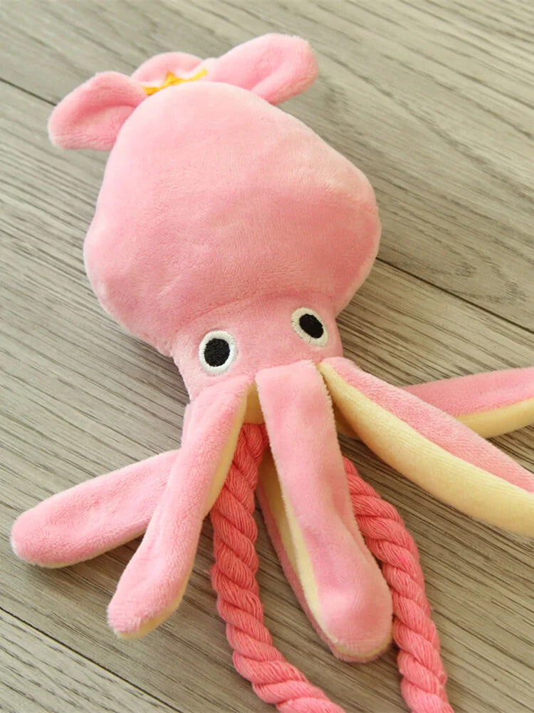 Doudou Polvo Rosa