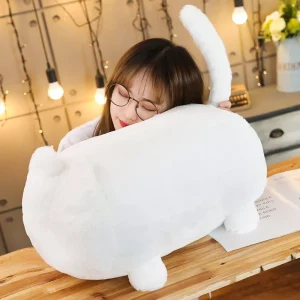 Urso de Pelúcia Gato Branco