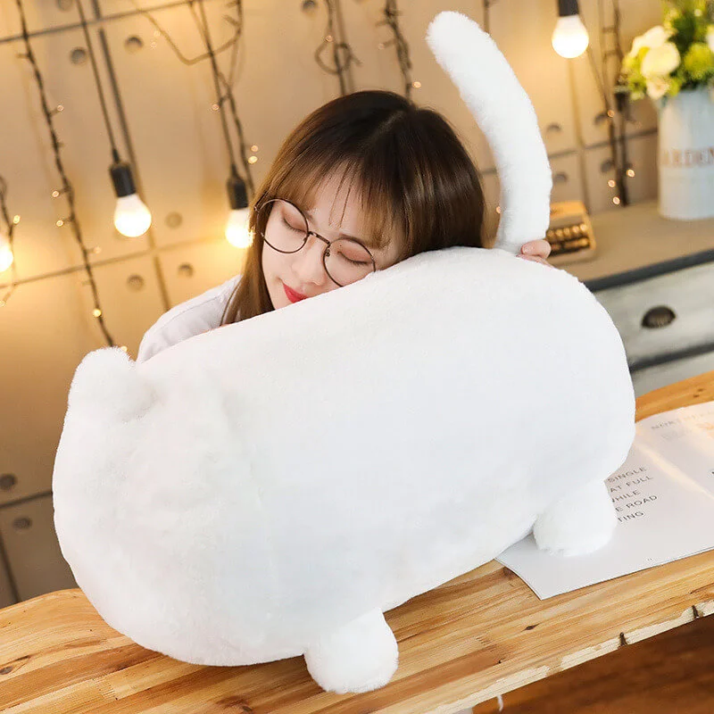 Urso de Pelúcia Gato Branco