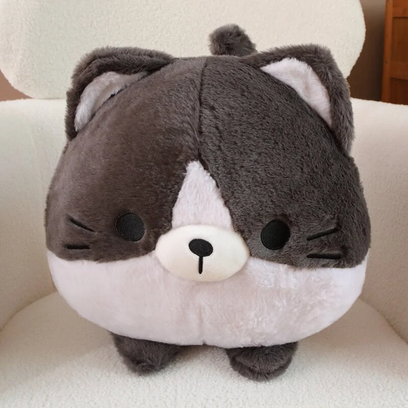 Urso de Pelúcia Gato Cinza