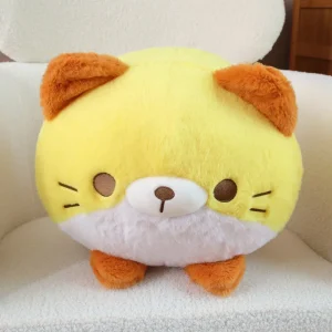 Urso de Pelúcia Gato Amarelo