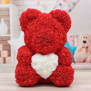 Urso em Rosas - Para Ela, Para Ele