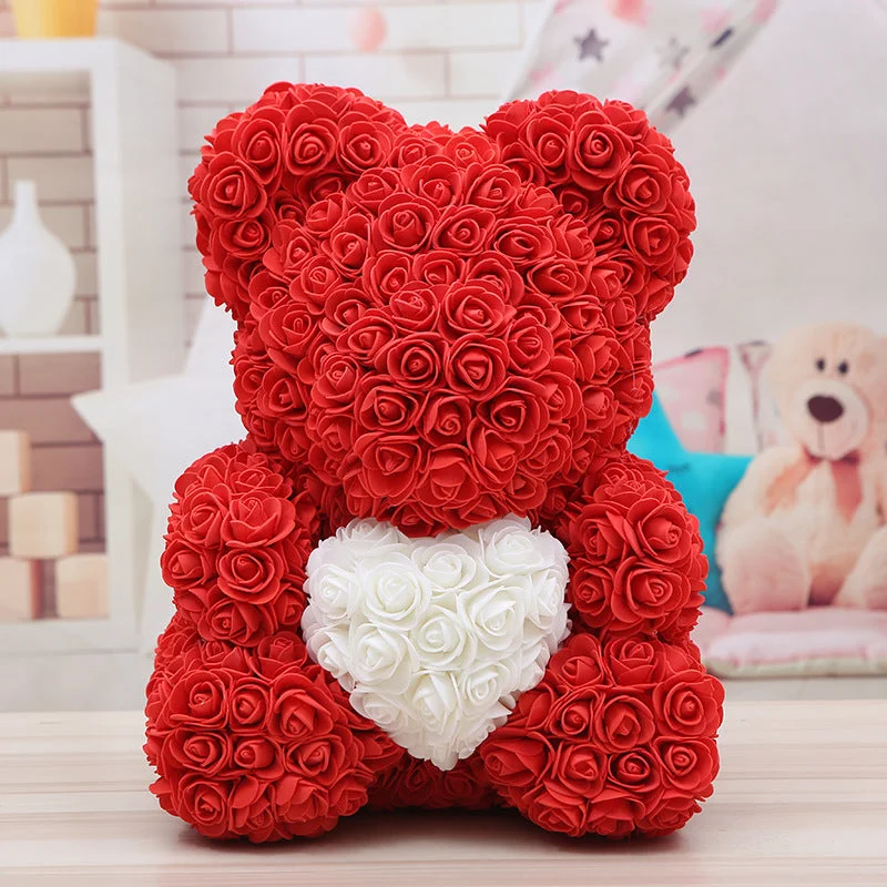 Urso em Rosas