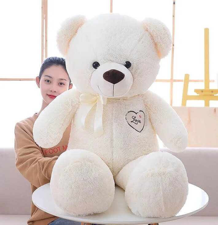 Wuzzo - Urso de Pelúcia Gigante Branco