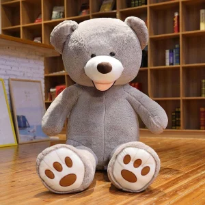 Gary - Grande Urso de Pelúcia Cinza