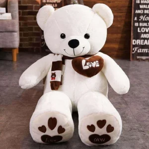 Coco - Urso Gigante Amor Branco