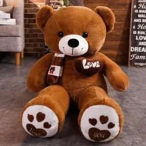 Oscar - Urso de Pelúcia Gigante Amor Marrom