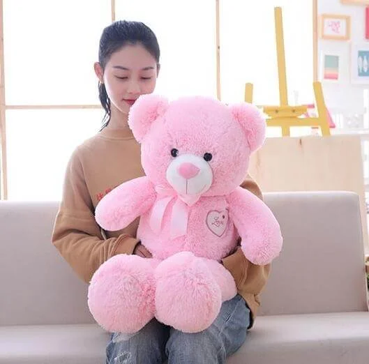 Lili - Urso de Pelúcia Gigante Rosa