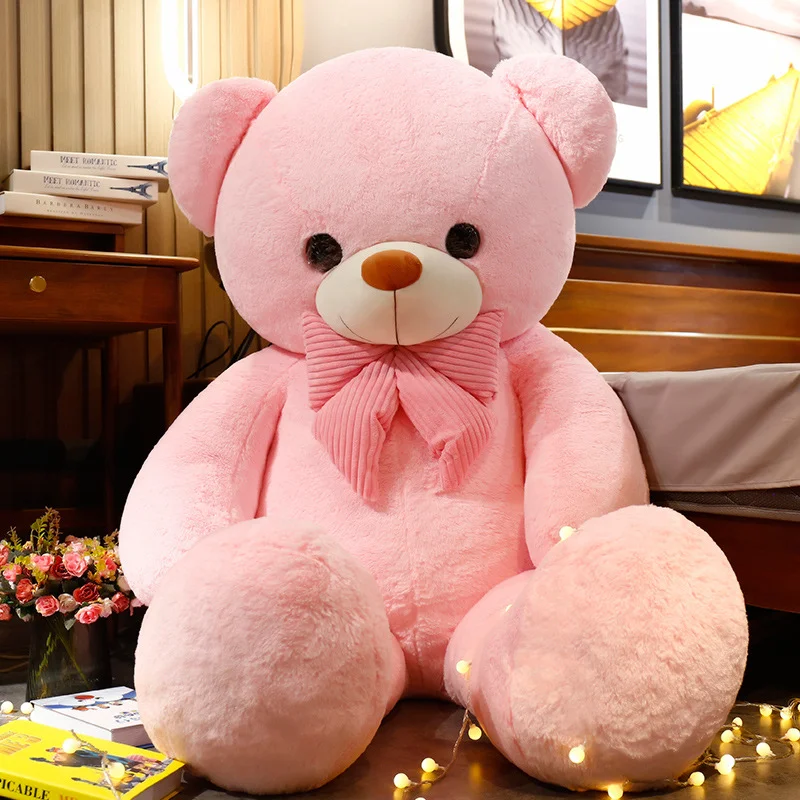 Nina - Urso de Pelúcia Gigante Rosa