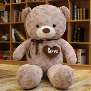 Tommy - Urso de Pelúcia Amor Marrom